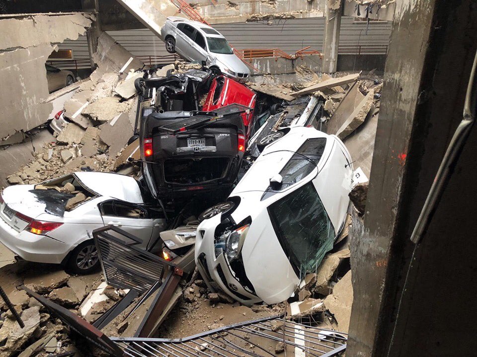 Caída de grúa en apartamento de Dallas deja al menos un muerto - dallas-vientos-danos-6