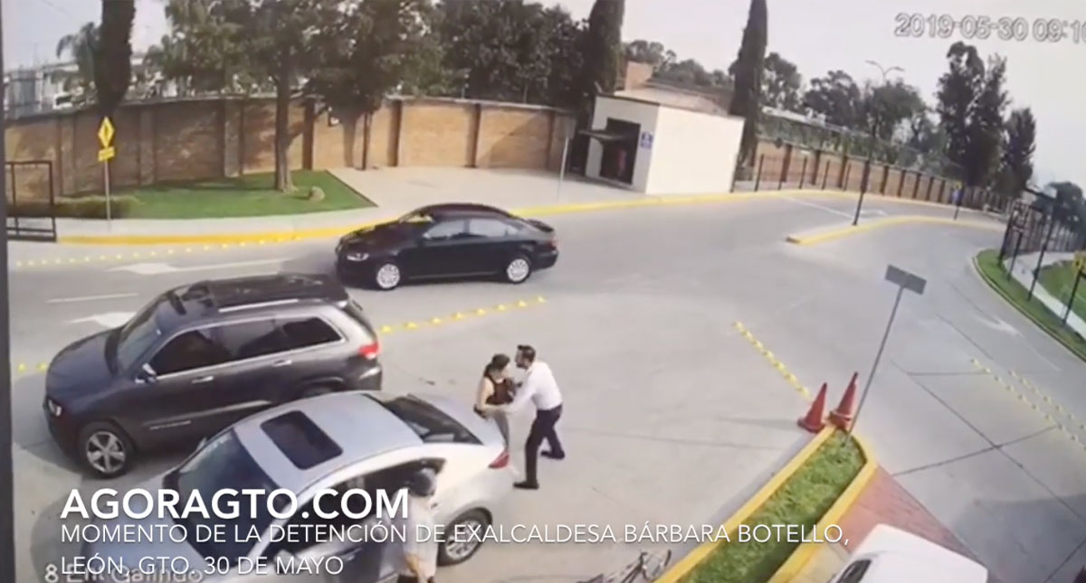 #Video Así fue la detención de la ex diputada Bárbara Botello Santibáñez