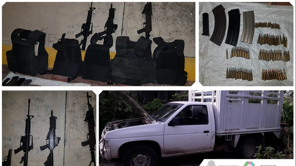 Detienen a cinco menores con armas de fuego en Guerrero