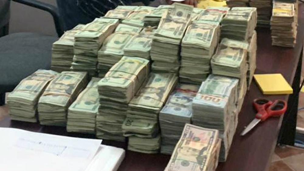 Aseguran en Nuevo Laredo más de un millón de dólares en efectivo