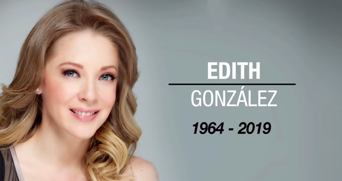 Muere la actriz Edith González, víctima de cáncer