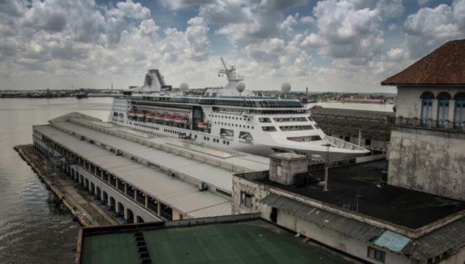 Zarpa el último crucero estadounidense en Cuba tras sanciones de Trump - empress-of-the-sea-la-habana-cuba