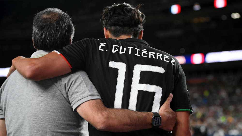 México pierde a Erick Gutiérrez por lesión lo que resta de Copa Oro