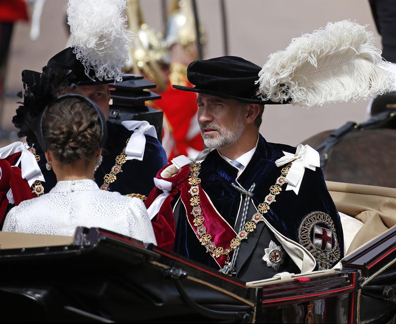 Reino Unido Nombra A Felipe VI Caballero De La Orden De La Jarretera