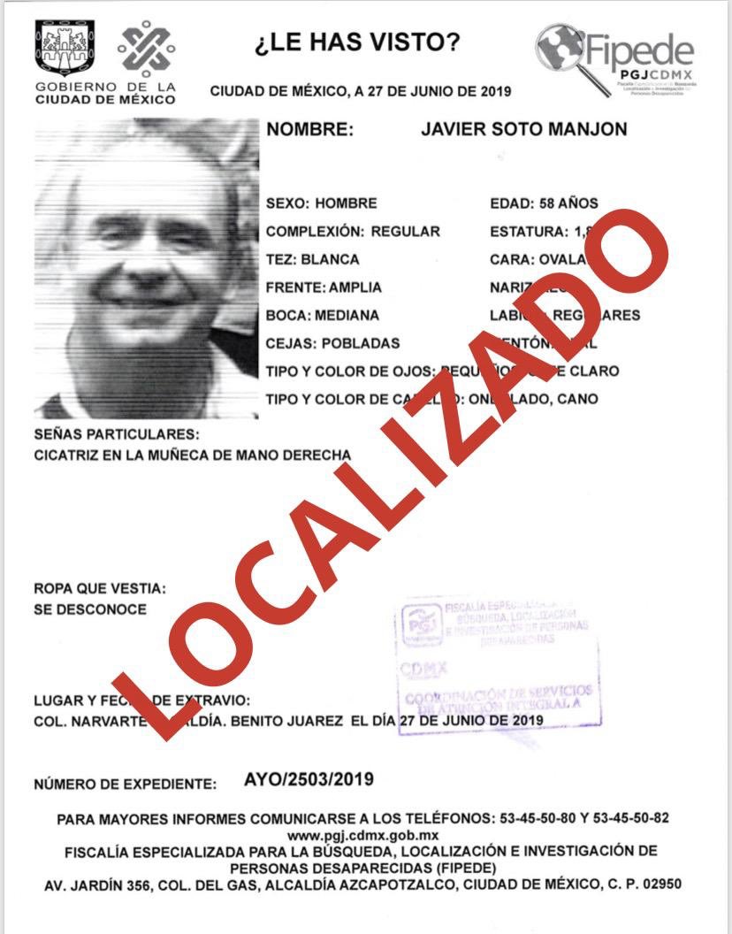 Relacionan a 'goteras' con desaparición de dos hombres en la CDMX - ficha-de-busqueda-de-javier