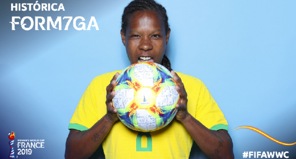 Brasileña rompe récord de más apariciones en una Copa del Mundo