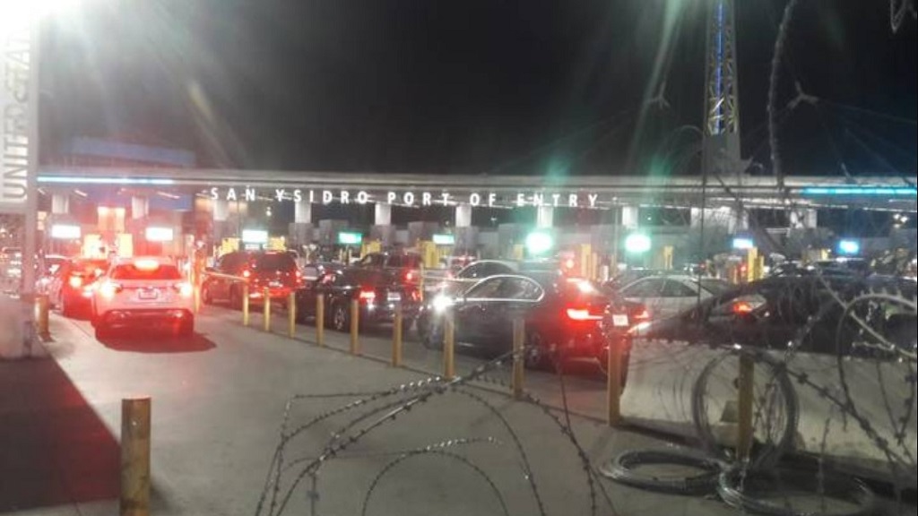 Cierran garita de San Ysidro por disparos de la Patrulla Fronteriza