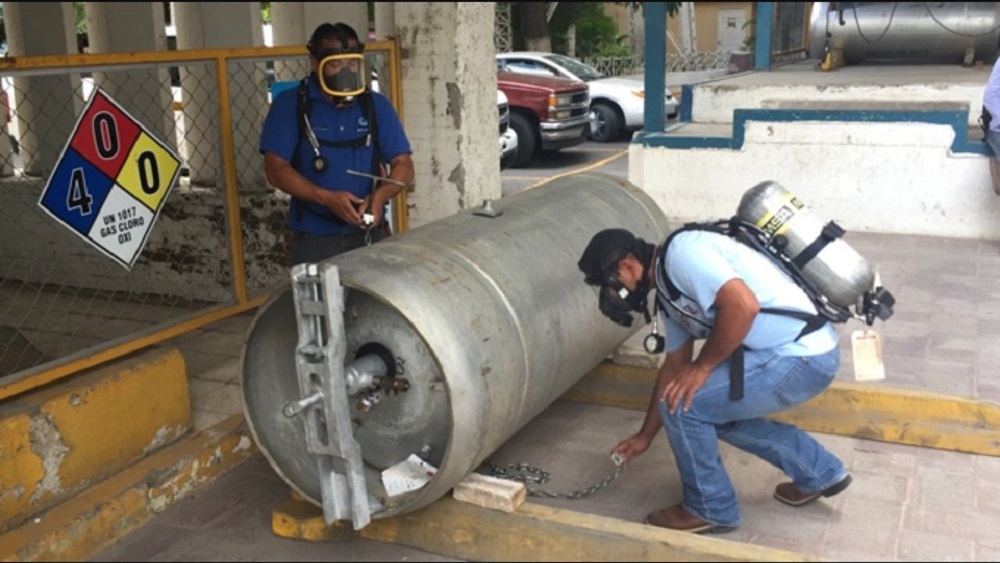 Emiten alerta en seis estados por robo de cilindro con gas cloro