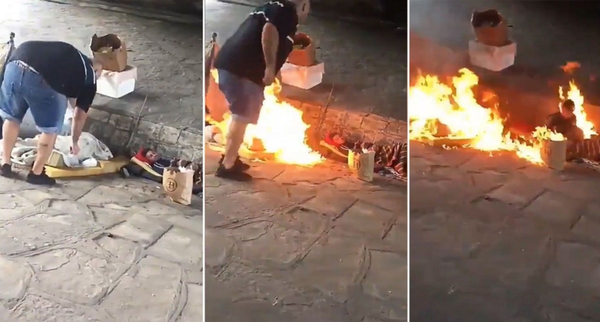 Detienen a hombre que prendió fuego a indigentes en Argentina Detienen a hombre que prendió fuego a indigentes en Argentina
