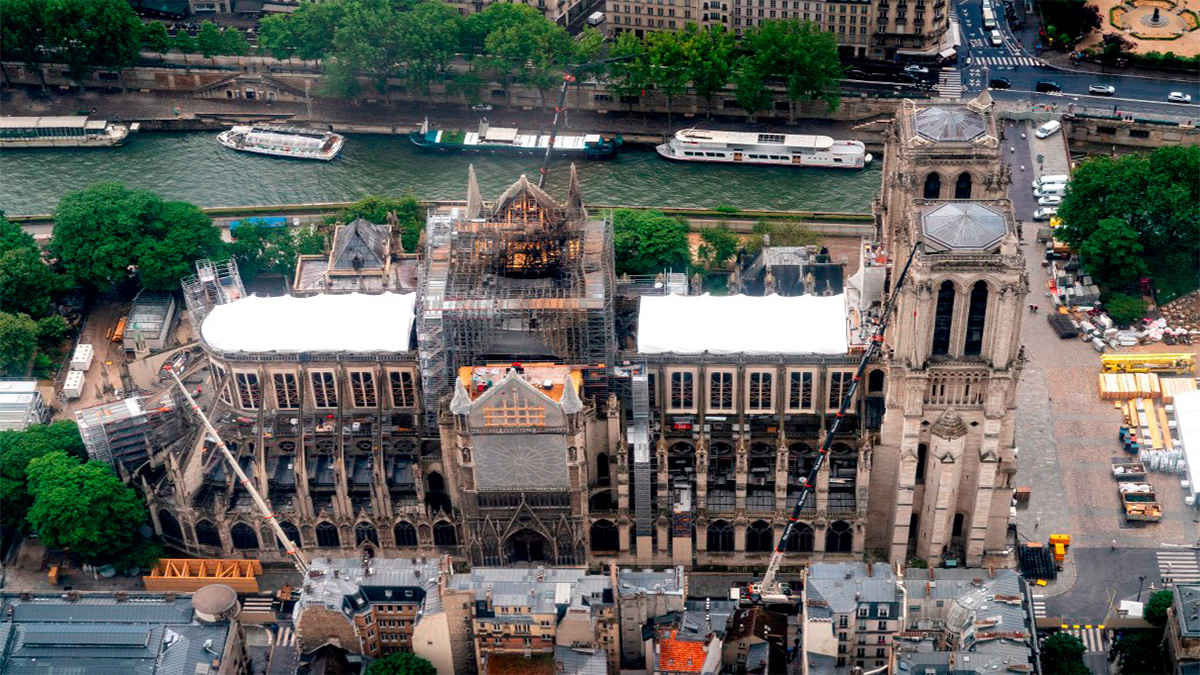 Descartan que incendio en Notre-Dame tenga origen criminal