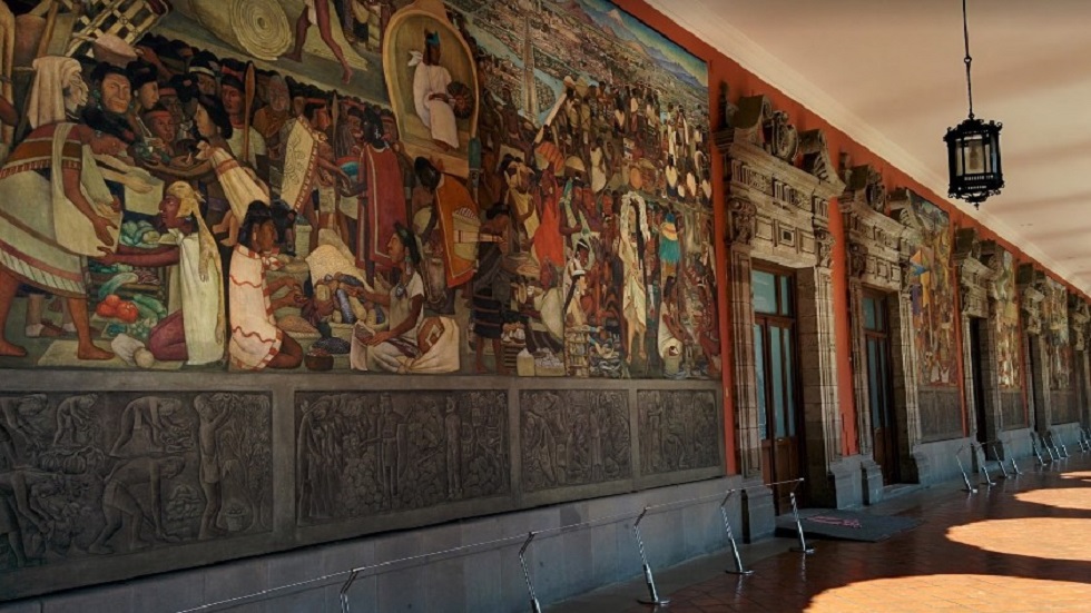 Mudanza de AMLO a Palacio Nacional no limitará recorridos al público - interior-de-palacio-nacional