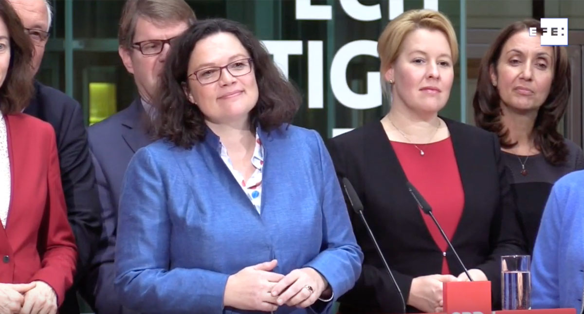 Líder de socialdemócratas alemanes anuncia que deja presidencia del partido