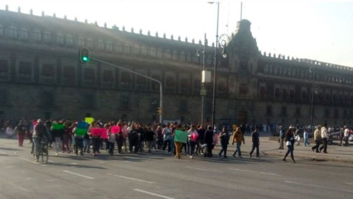 Alertan a automovilistas capitalinos por cinco manifestaciones