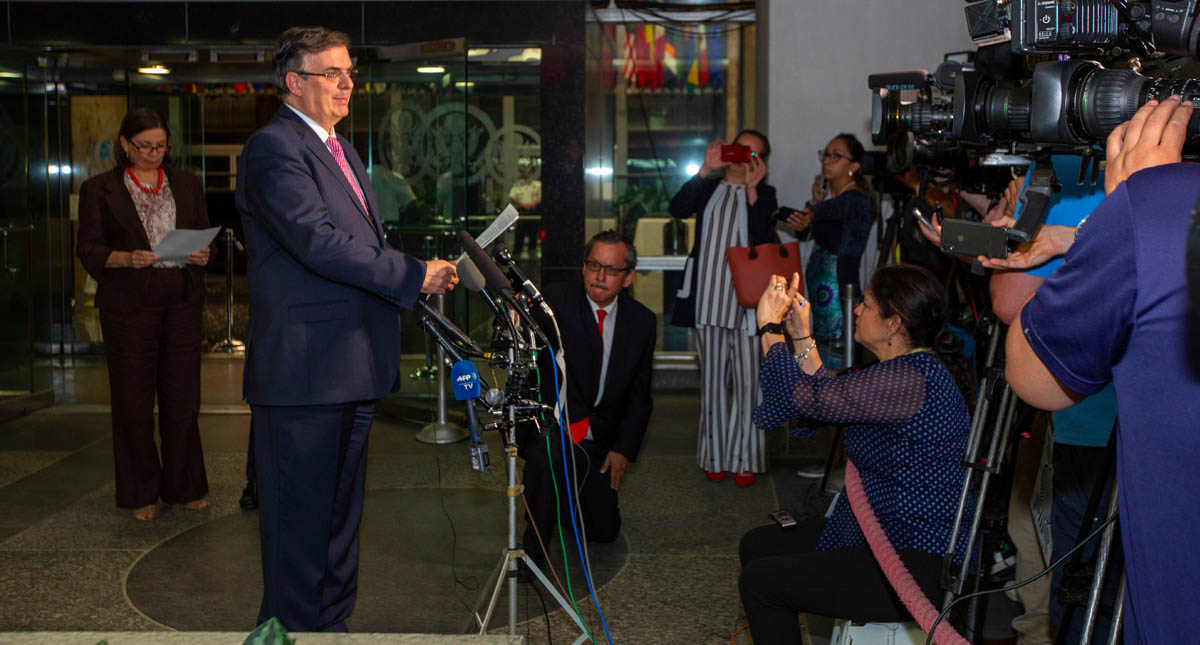 Ebrard agradece participación de Pompeo en negociación con EE.UU.