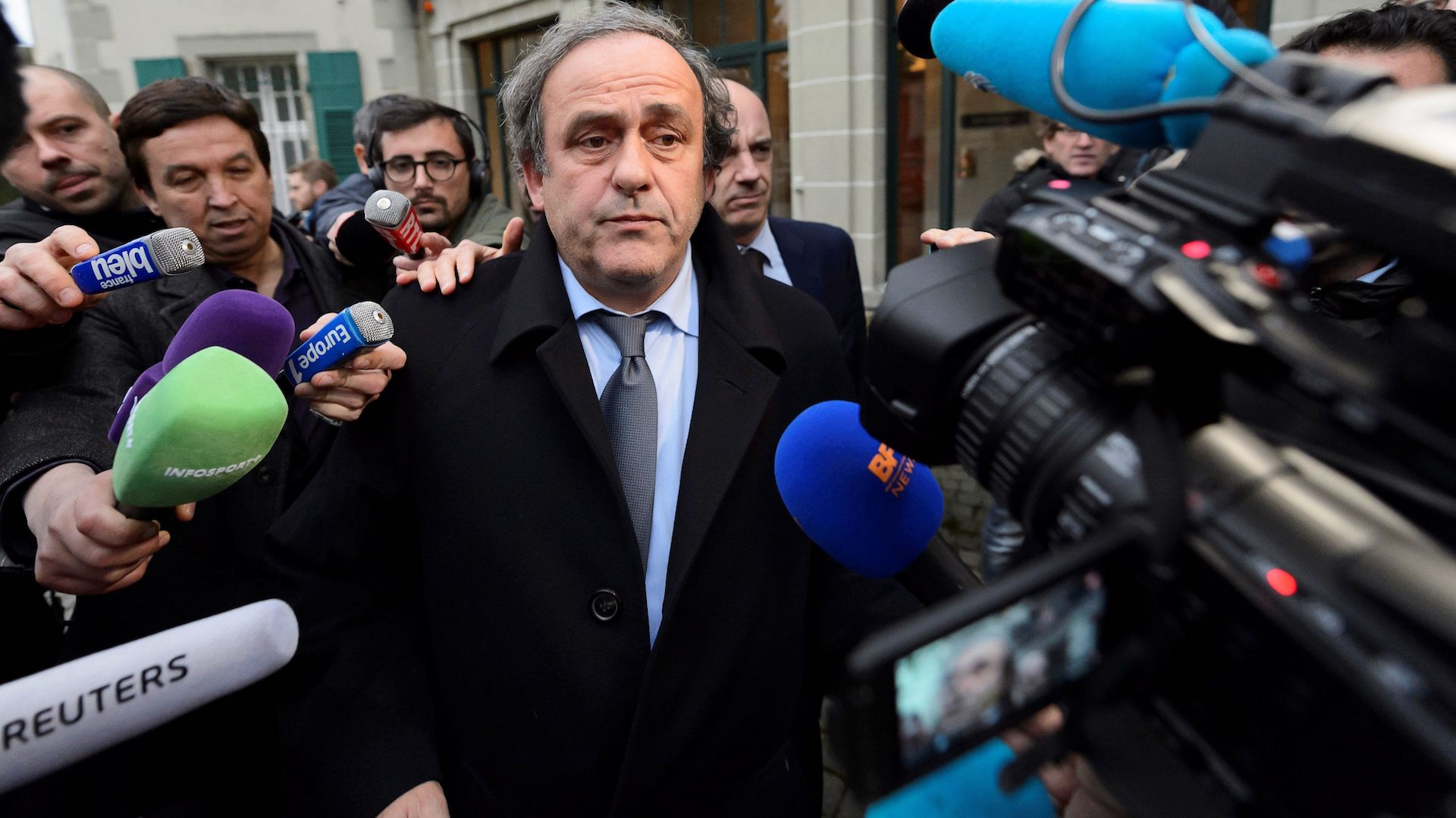 Detienen a Michel Platini