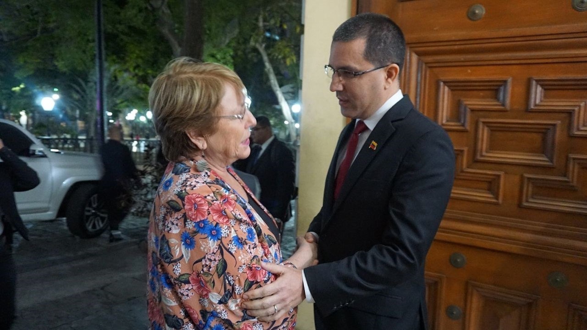 Bachelet pasa sus primeras horas en Venezuela reunida con el oficialismo