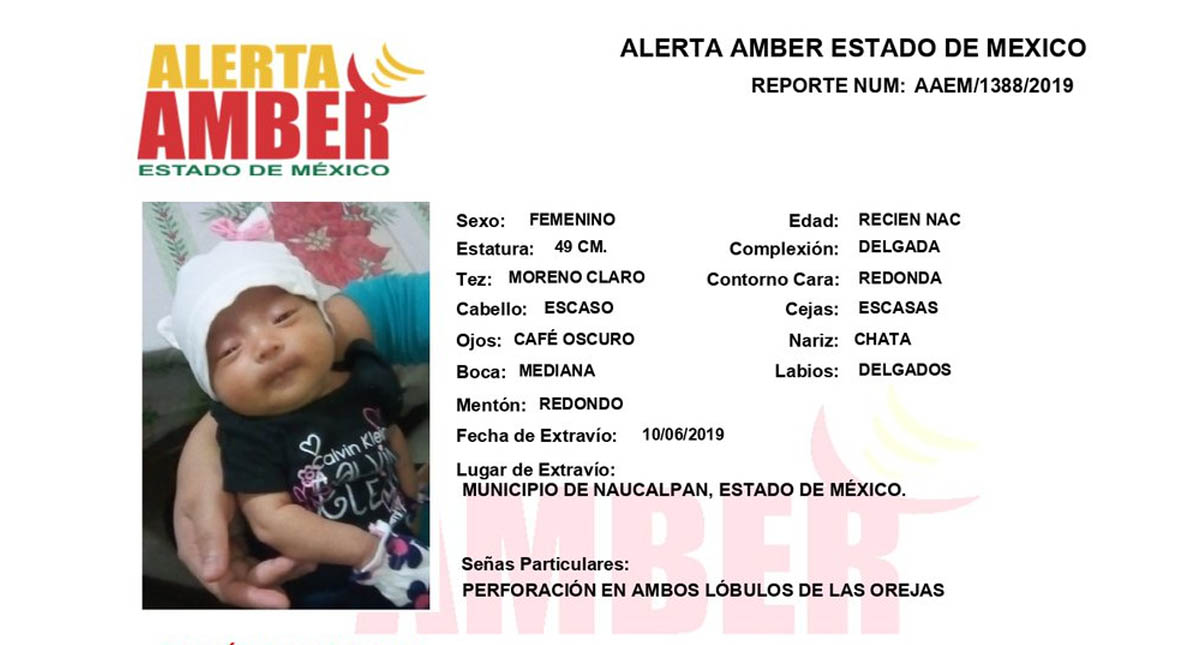 Roban a bebé en registro civil de Naucalpan