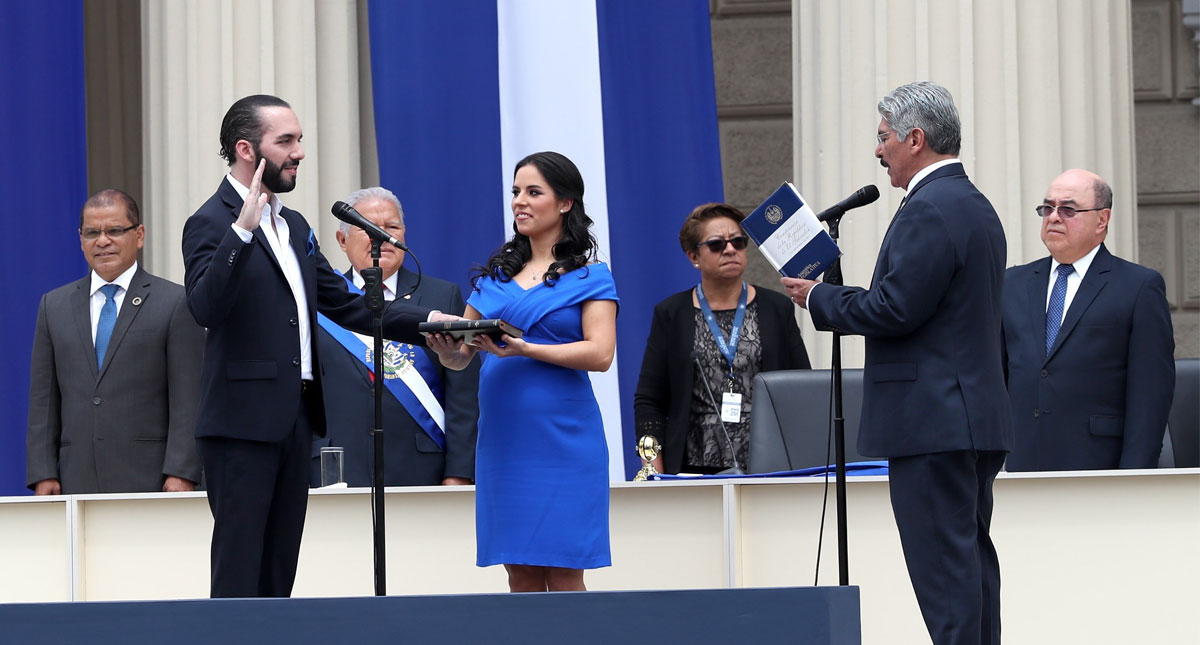 Nayib Bukele asume como presidente de El Salvador