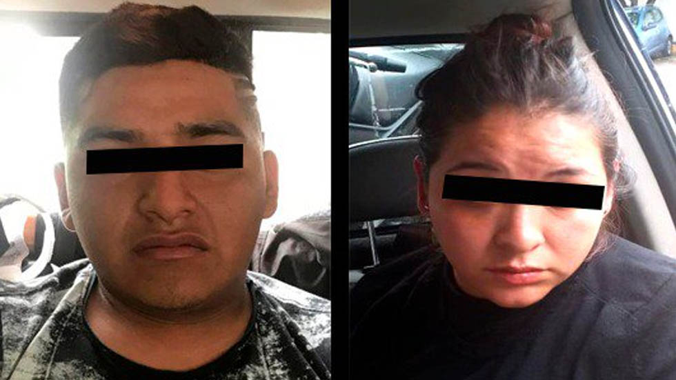 Detienen a pareja en Chalco, dicen ser de la Unión Tepito