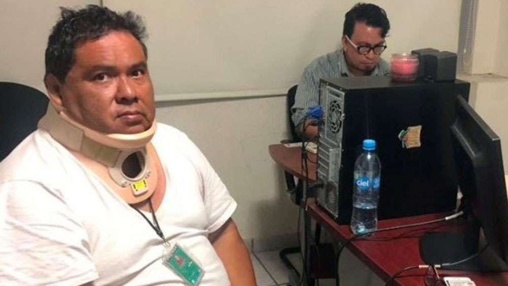 Rescatan al periodista Marcos Miranda en Veracruz