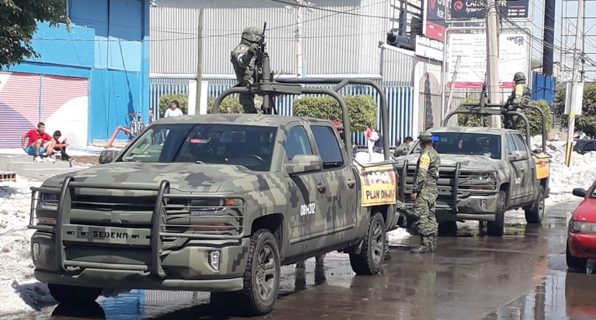 Ejército activa Plan DN-III-E en Jalisco tras fuerte granizada Ejército activa Plan DN-III-E en Jalisco tras fuerte granizada