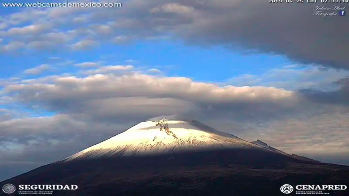 El Popocatépetl registra 132 exhalaciones en las últimas 24 horas