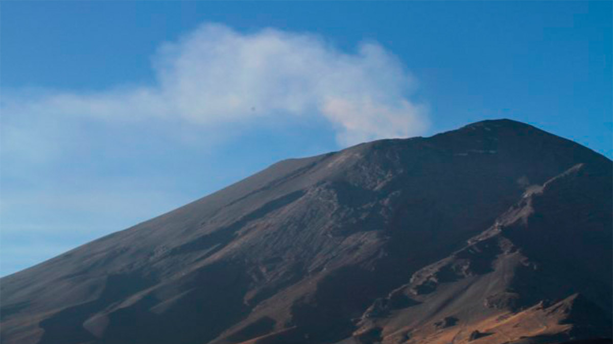 El Popocatépetl registra 43 exhalaciones en menos de 24 horas