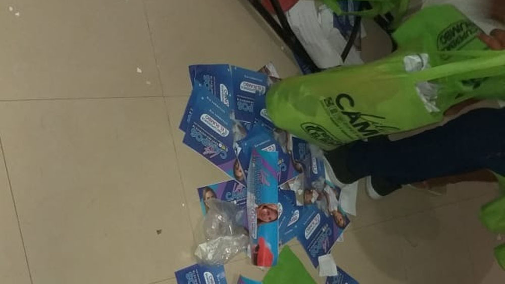 Hallan propaganda de candidata en casa donde pagaban a presuntos acarreados