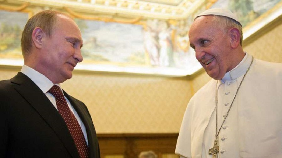 Vladimir Putin visitará al papa Francisco en el Vaticano