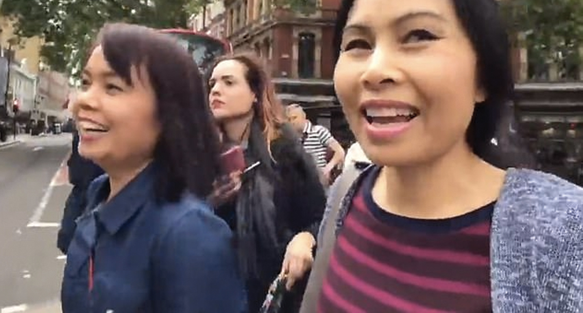 #Video Carteristas roban a turista en el centro de Londres