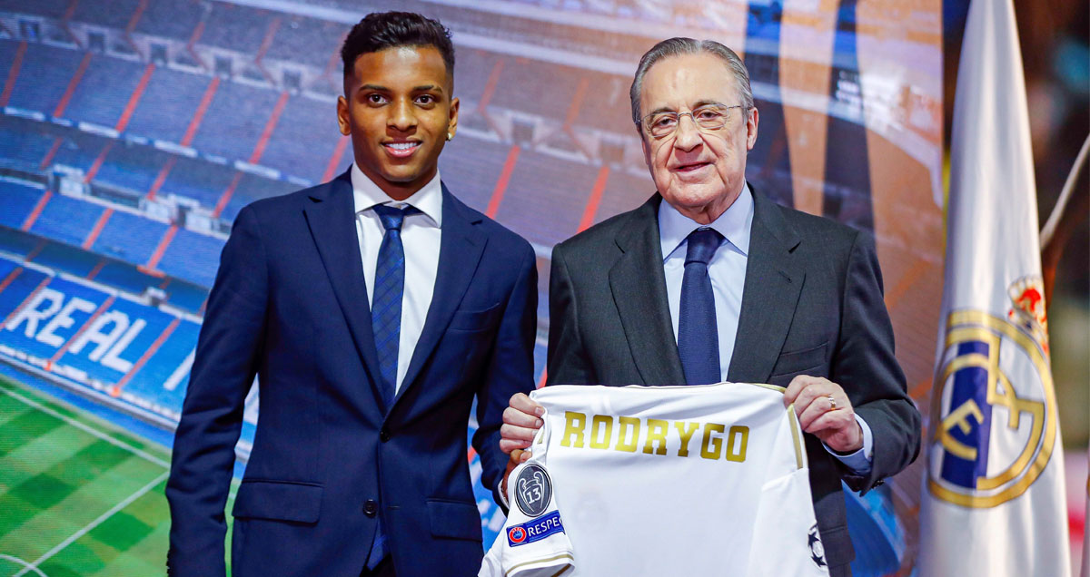 Real Madrid presenta a Rodrygo