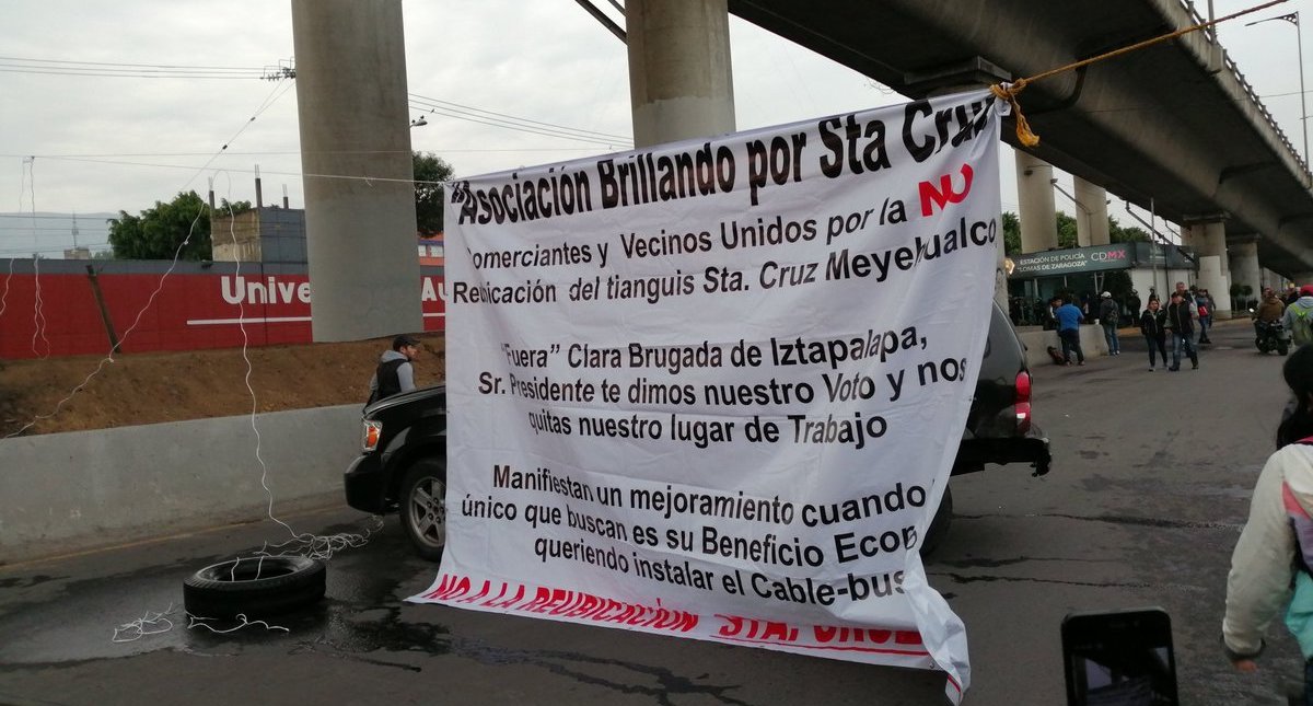 Se restablece circulación en Ermita Iztapalapa tras manifestación