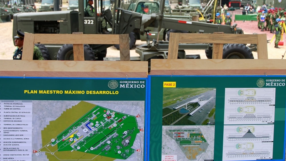 Suspenden obra de Aeropuerto de Santa Lucía Suspenden obra de Aeropuerto de Santa Lucía