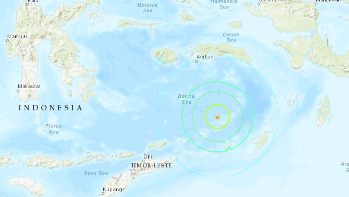 Sismo de 7.3 en Indonesia se sintió hasta en Australia
