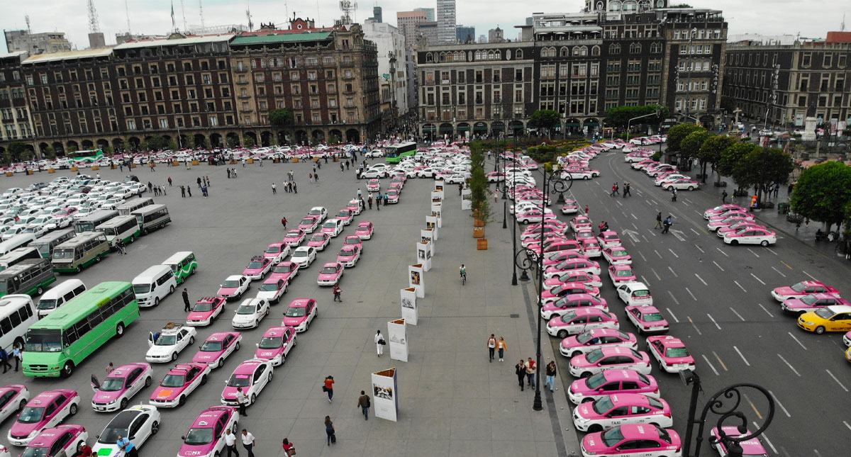 Saldo blanco tras protestas de taxistas; acuerdan diálogo en Gobernación