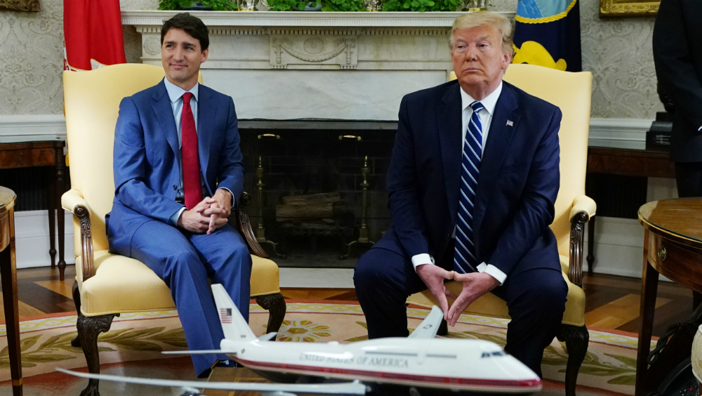 Trump y Trudeau apartan sus diferencias para dar impulso al T-MEC