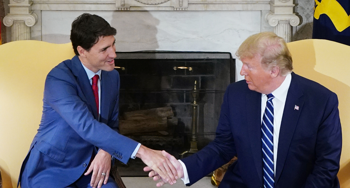 Reunión de Trudeau con Trump busca impulsar ratificación de T-MEC