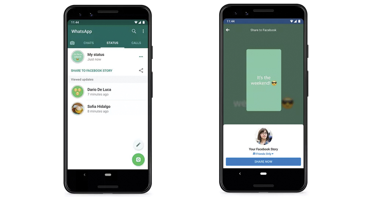 WhatsApp permitirá compartir estados en otras redes sociales