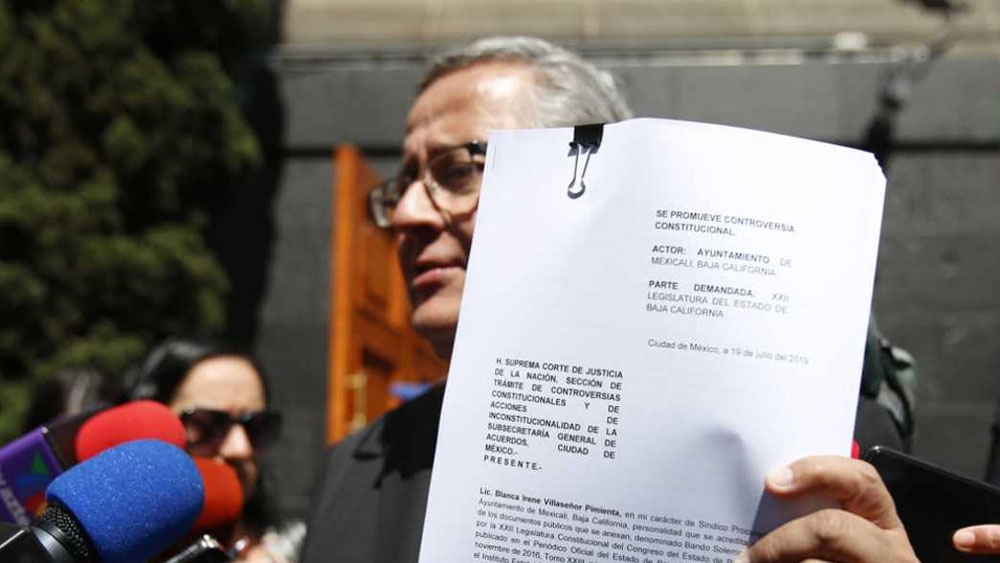 Mexicali presenta reclamación ante SCJN por ampliación de mandato