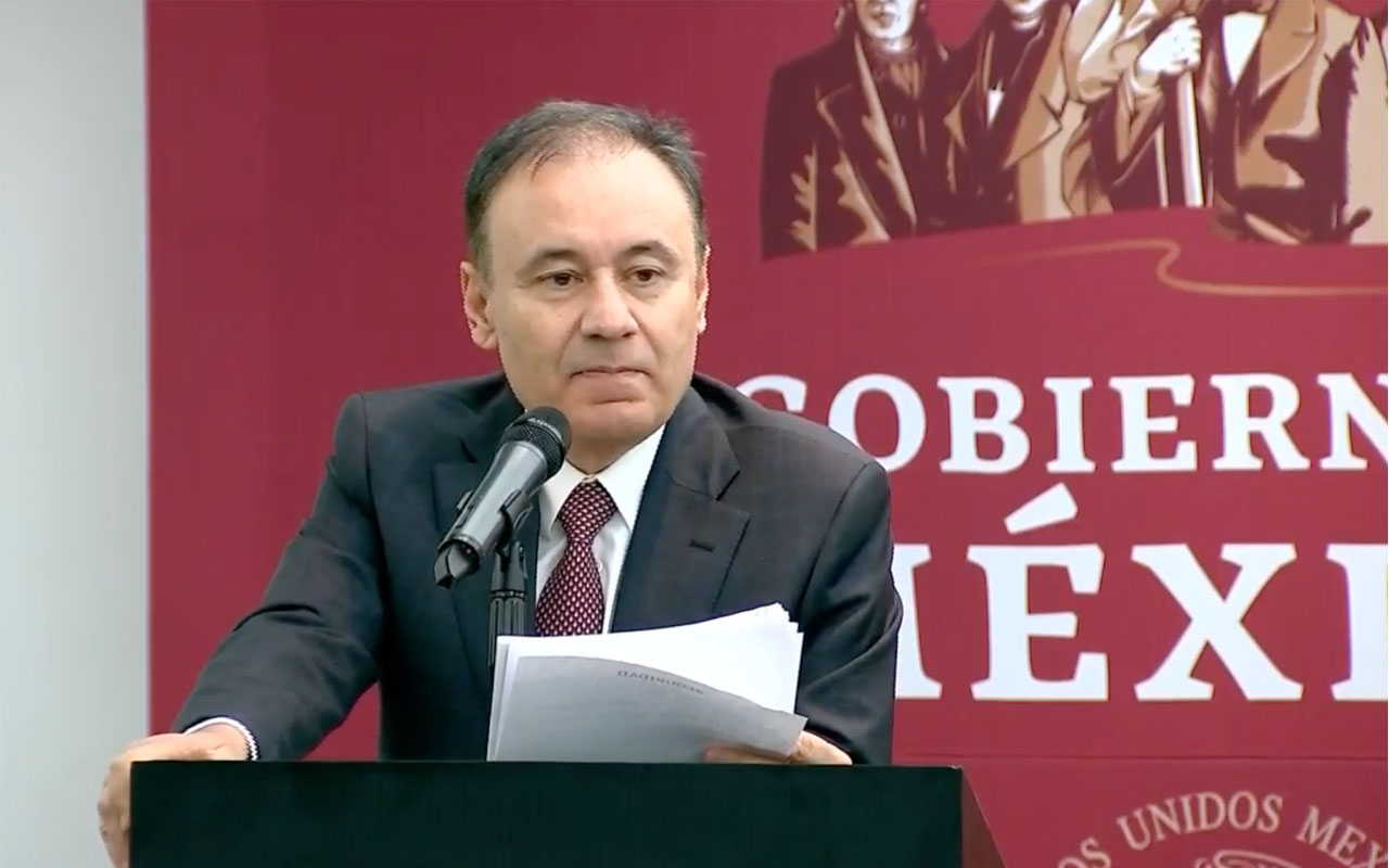 Mensaje del secretario Alfonso Durazo