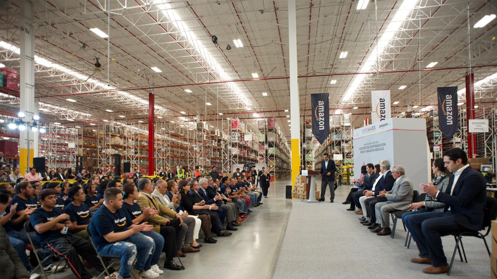 Amazon México inaugura centro de distribución en Tepotzotlán