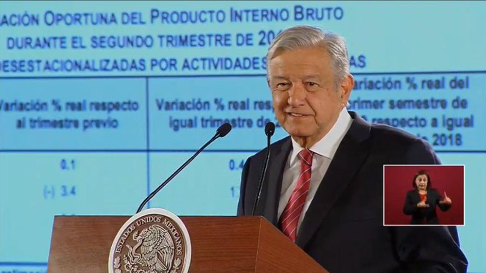 Contrario a lo que pronosticaban algunos, la economía creció: AMLO