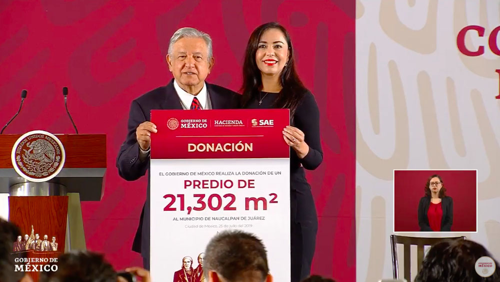 AMLO entrega predio para construcción de universidad en Naucalpan