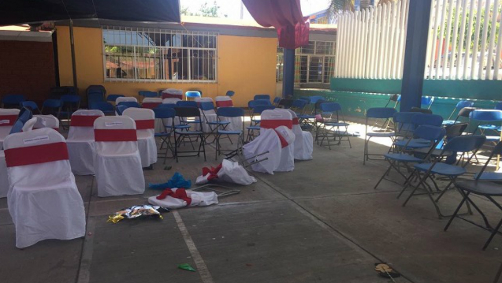 Balacera en ceremonia de graduación de primaria en Puebla