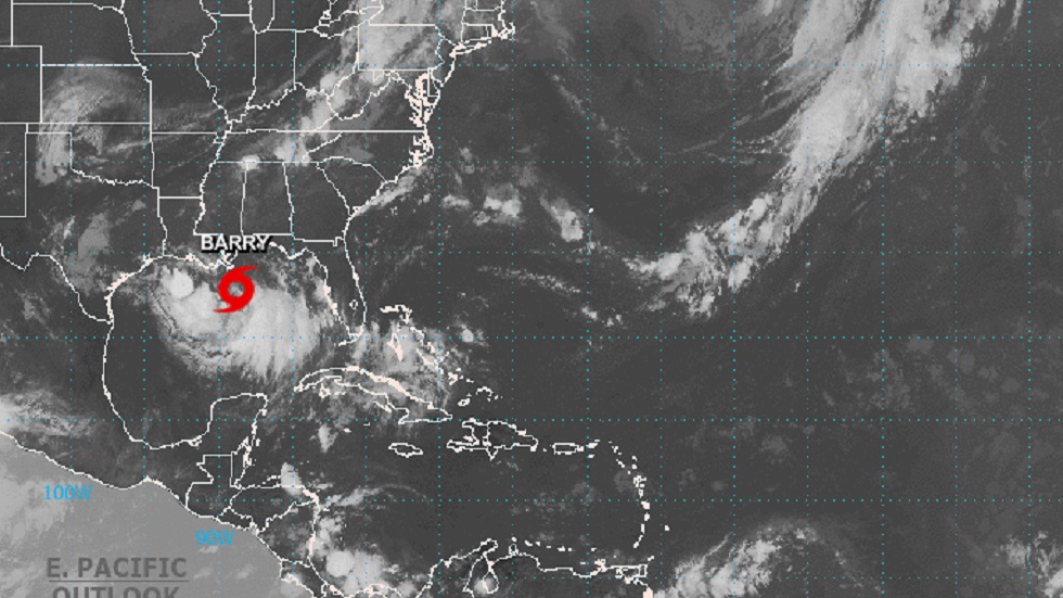 Se forma la tormenta tropical ‘Barry’ en el Golfo de México