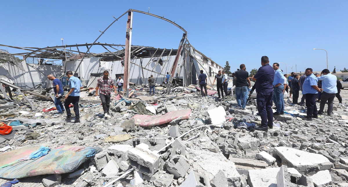 Bombardeos en Trípoli deja al menos 40 migrantes muertos