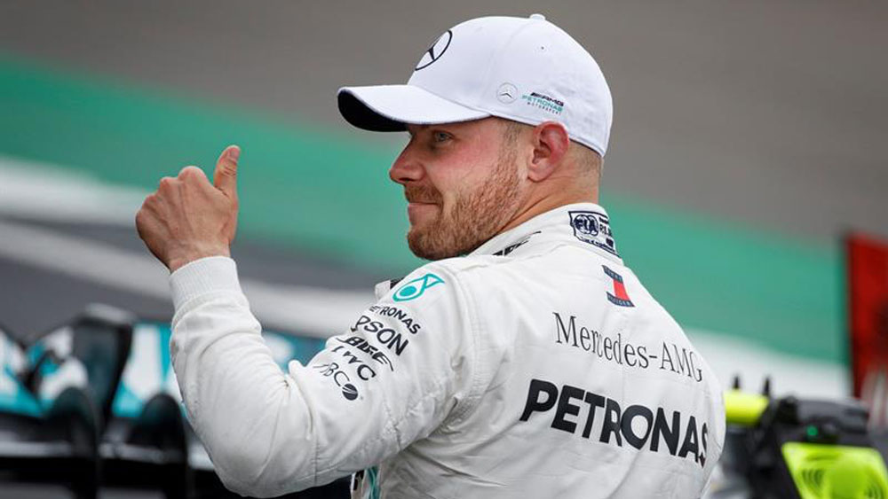Bottas logra la pole en GP de Gran Bretaña Bottas logra la pole en GP de Gran Bretaña