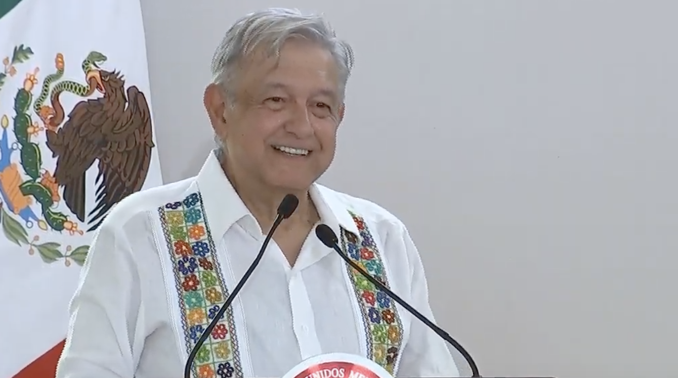 Mensaje de López Obrador en Axtla de Terrazas, San Luis Potosí