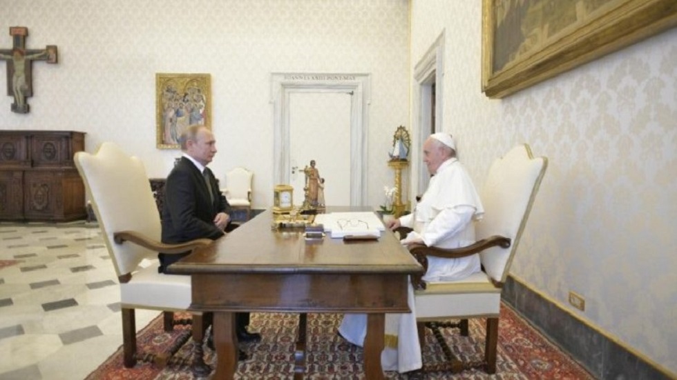 Conversación de Putin y el papa Francisco duró casi una hora - charla-del-presidente-ruso-y-el-papa