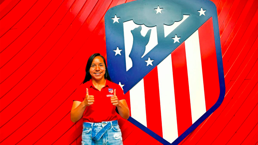Charlyn Corral nueva jugadora del Atlético de Madrid Femenino